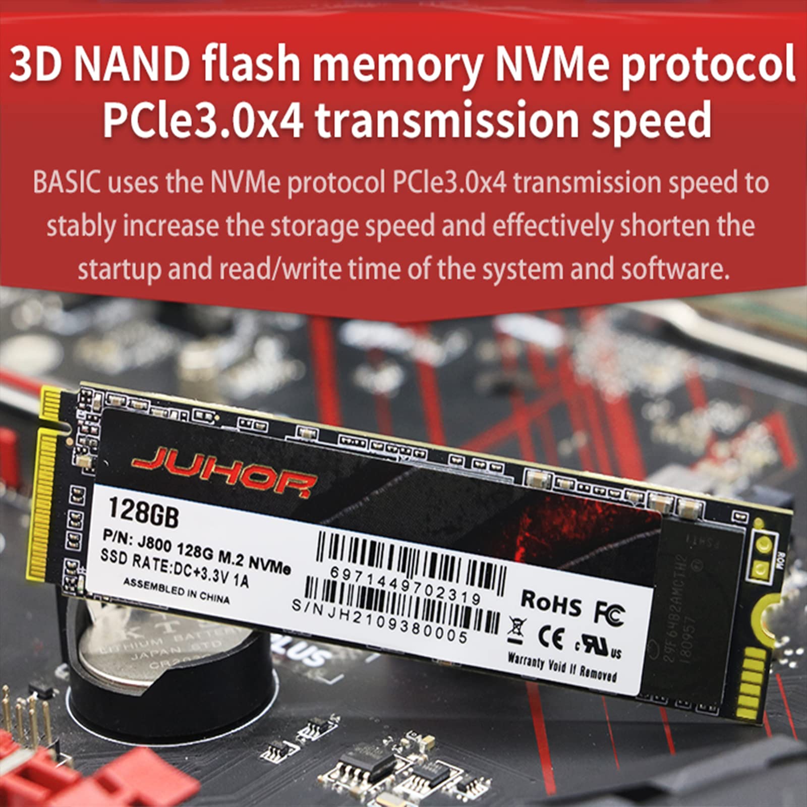 Amazon.com: JOHOR 512GB SSD M.2 NVMe Interface Internal Solid